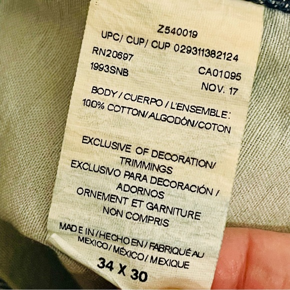 Dickies Men’s Distressed Blue Denim Carpenter Jeans - Size 34/30 - Picture 5 of 7